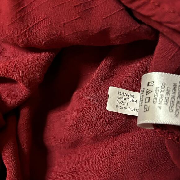 Maurices Crochet Wrap Top Size Small V-Neck Boho Fairy Cottage Peasant Casual - Picture 5 of 7